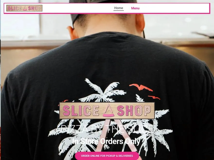 Slice Shop Naples website built by Sparkler Digital